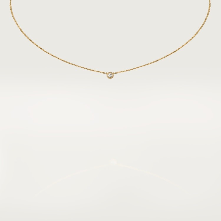 D'amour Necklace XS – Gold/ Diamond