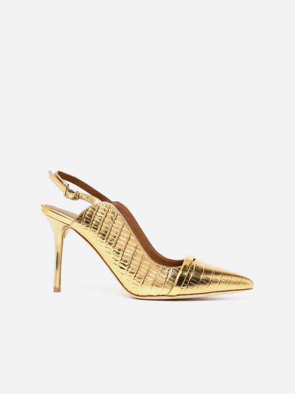 Malone Souliers - Marion Slingback Heels - Gold