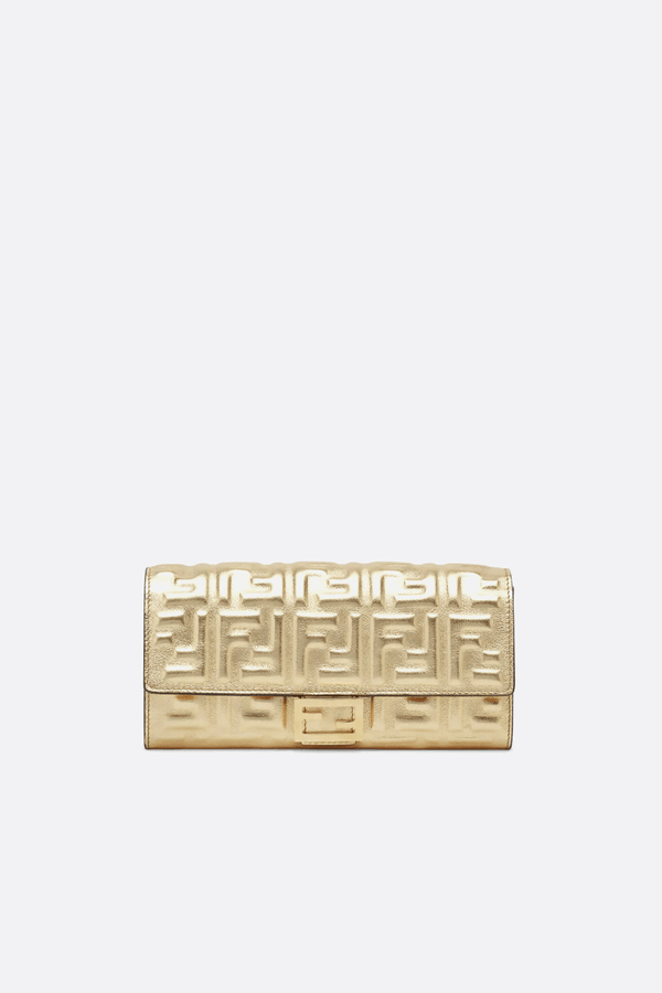 Fendi - Baguette Continental Wallet - Gold