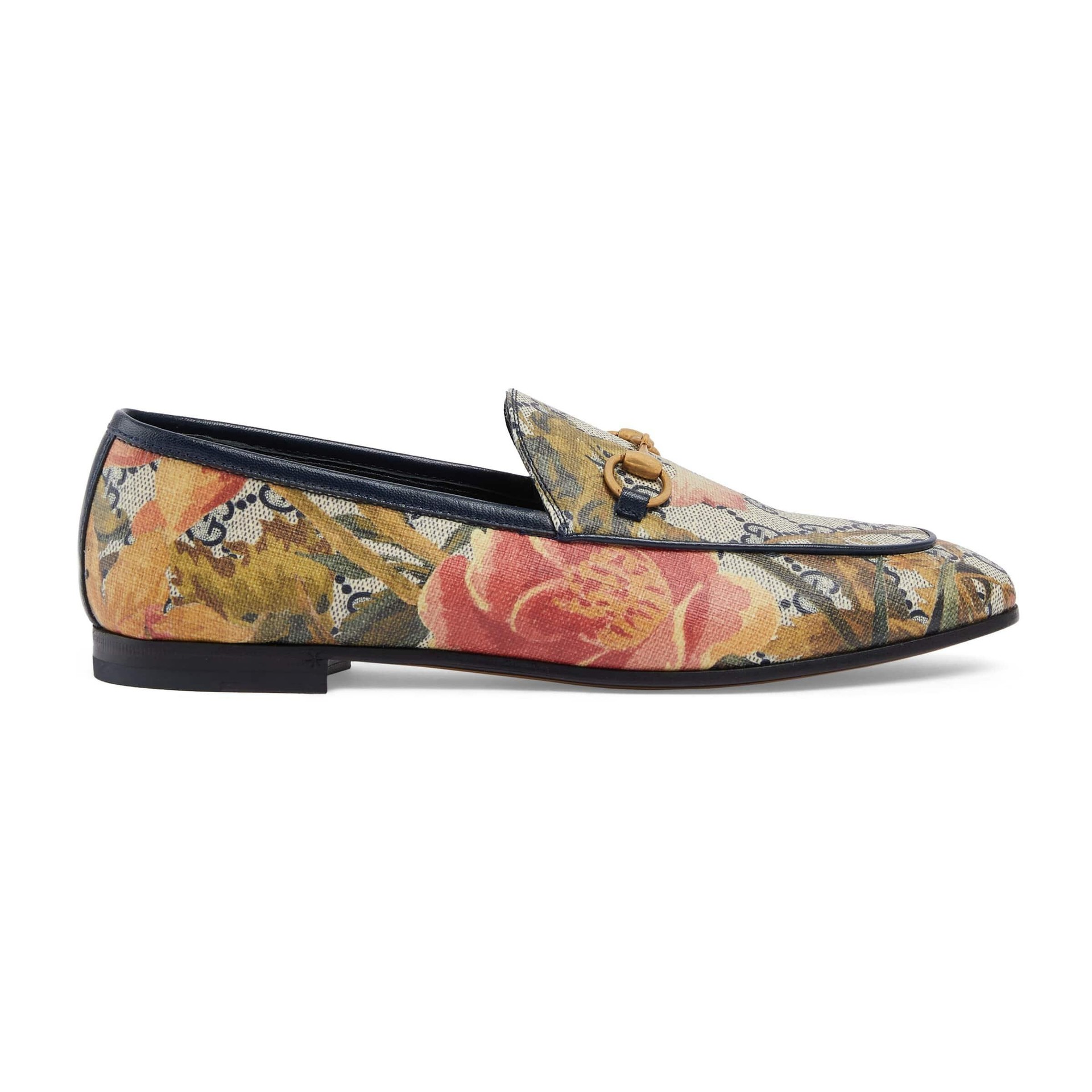 Gucci - Jordaan Flora Loafers - Multicolor