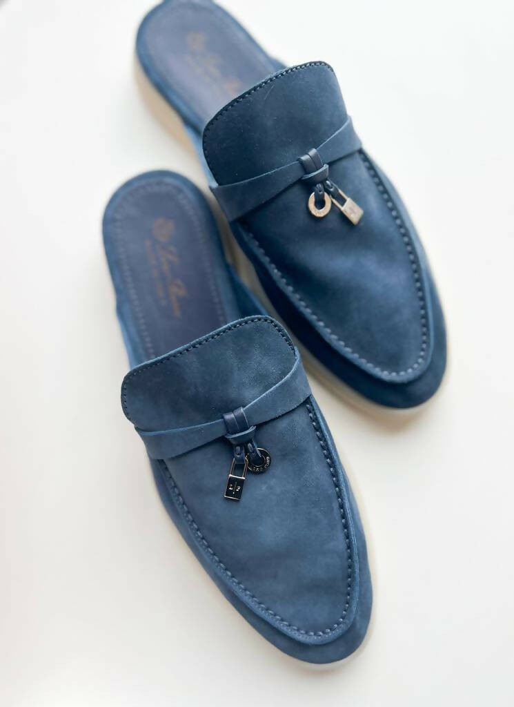 Loro Piana - Babouche Charms Loafers - Velvet Blue