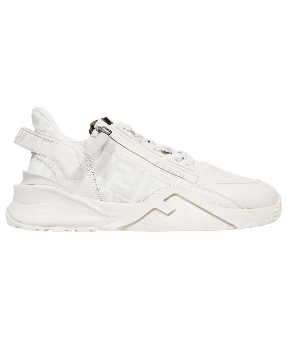 Fendi - Flow Leather Low-top Sneakers - White