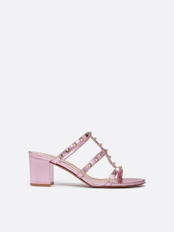 Rockstud Slide Women Sandals – Pink