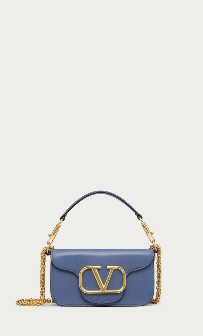 Valentino - LOCO Small Shoulder Bag - Blue