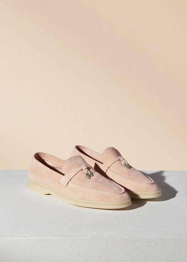 Loro Piana - Summer Charms Walk Loafers - Pink