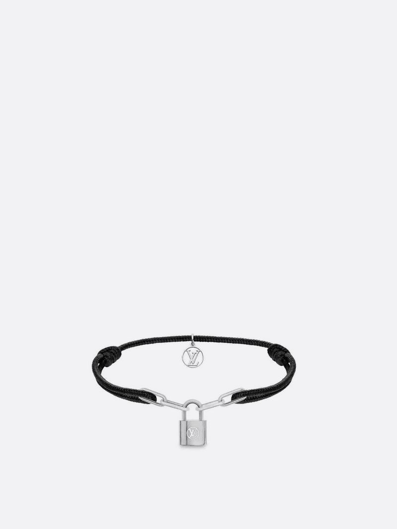 Louis Vuitton Loop It Bracelet, Black, 21