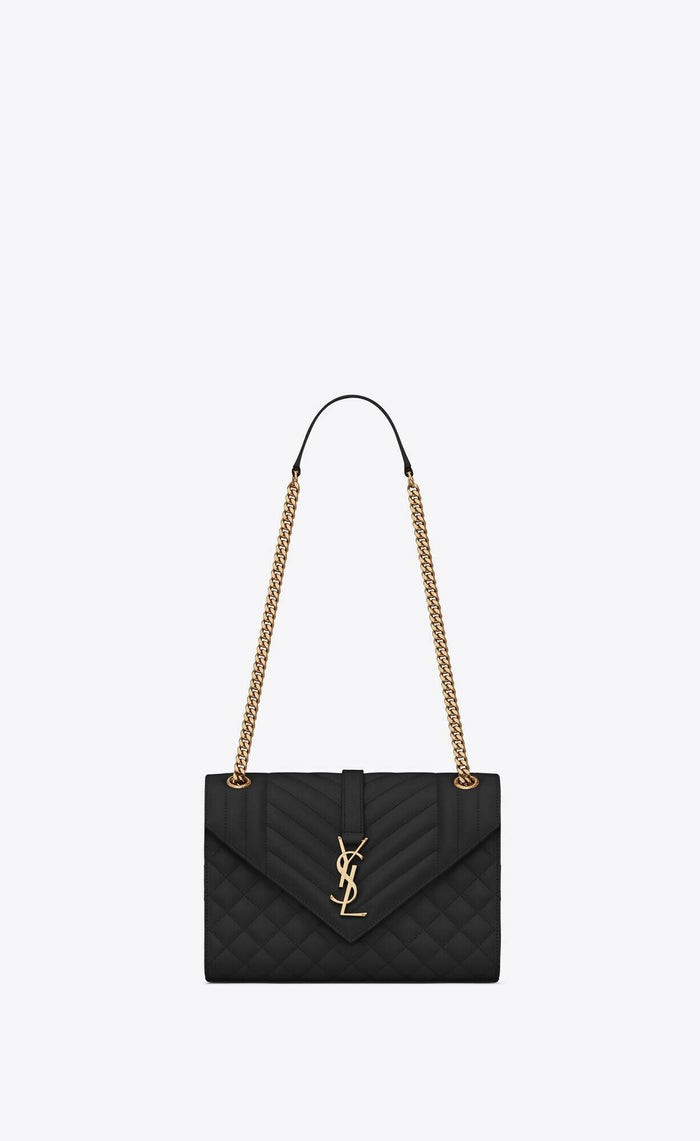 Saint Laurent - Nolita Monogram Dark Smog Leather Small Bag