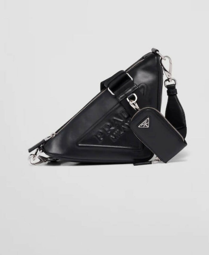 Prada - Triangle Shoulder Bag - Black