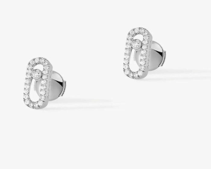 Messika - Move Uno Earrings - Diamond/White Gold
