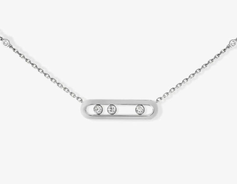 Messika - Baby Move Necklace - Diamond/White Gold