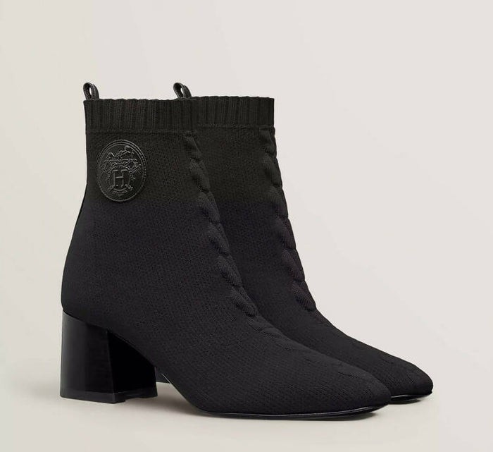 Hermès - Volver 60 Ankle Boot - Black