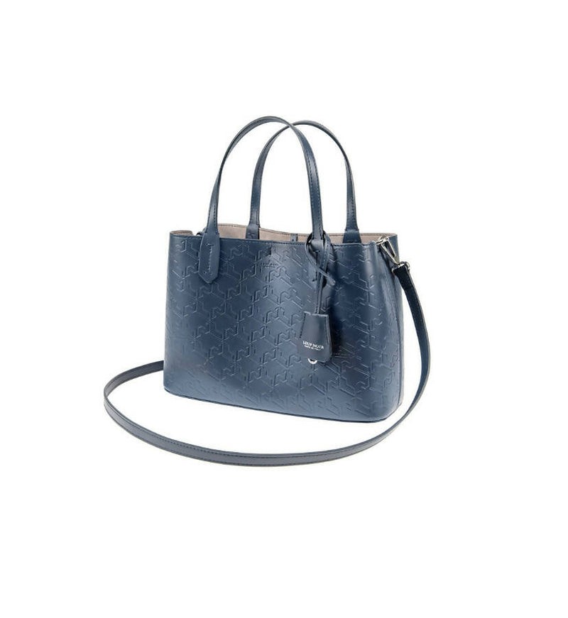 Loup Noir - Mini Shopper Mogram Bag - Dark Blue