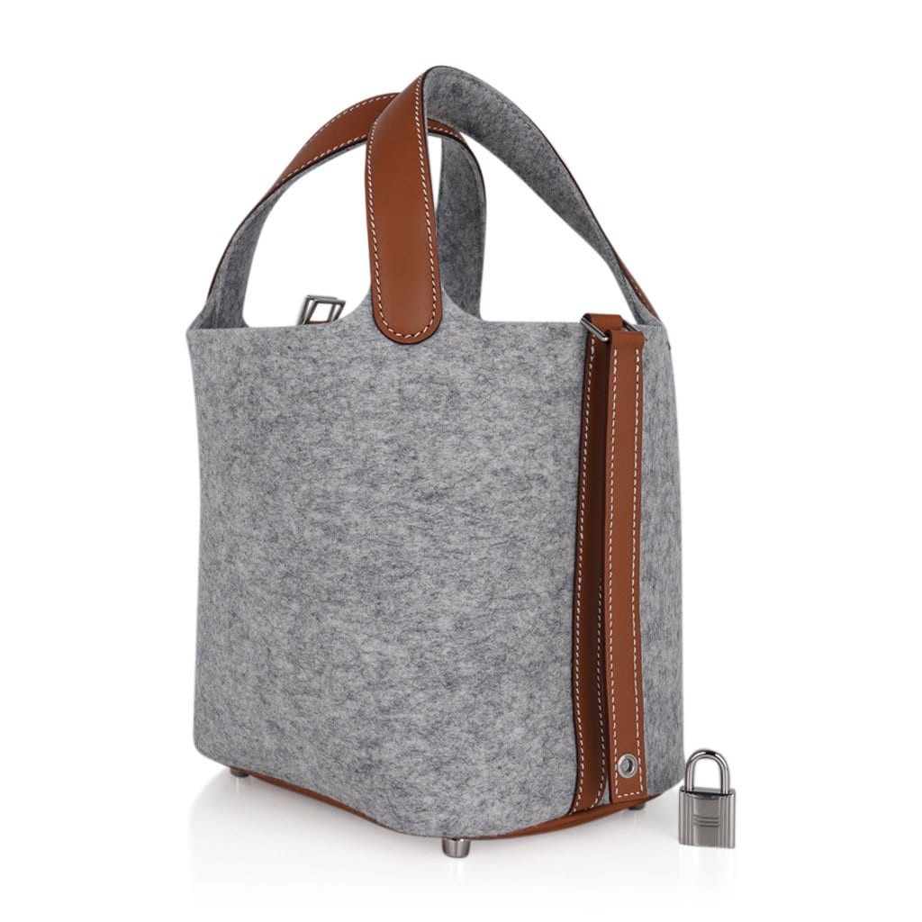 Hermès - Picotin Lock Touch 18 Feutre Bag - Gray