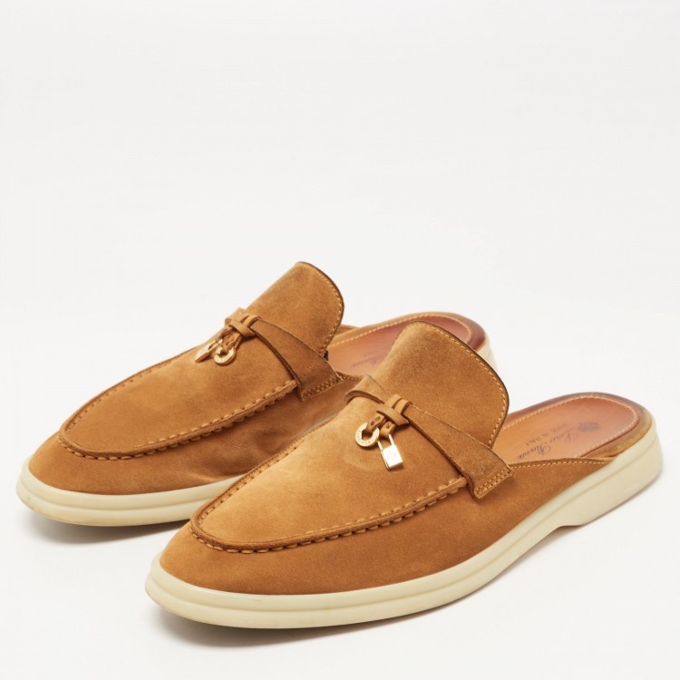 Babouche Charms Loafers - Camel