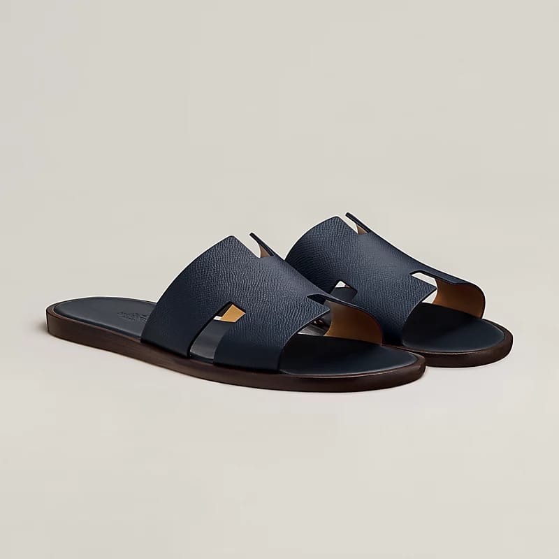 Hermès - Izmir Sandals - Dark Blue