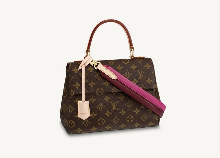Louis Vuitton - Cluny BB Canvas Bag - Brown/Pink