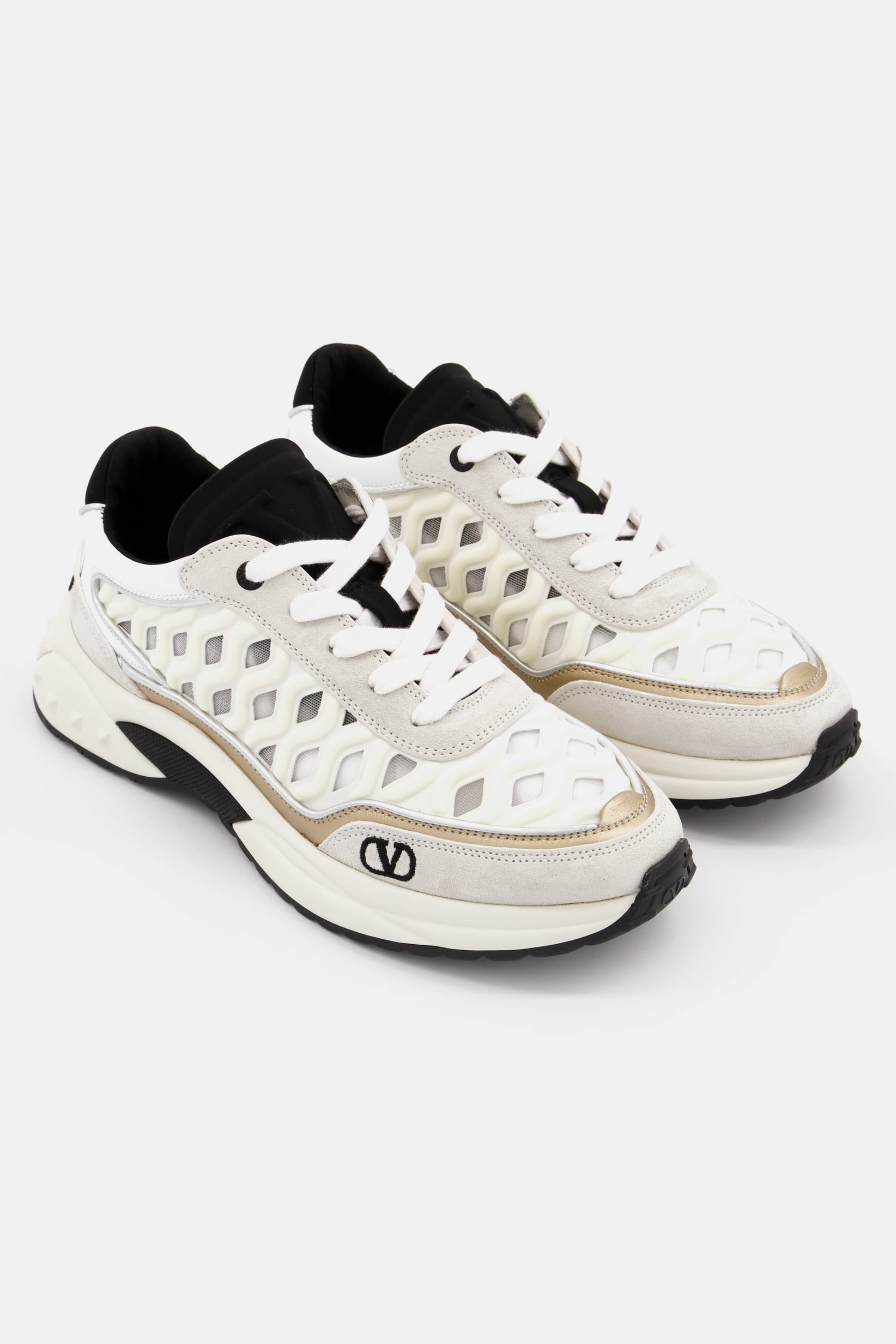 Garavani Ready Go Runner Sneakers - White