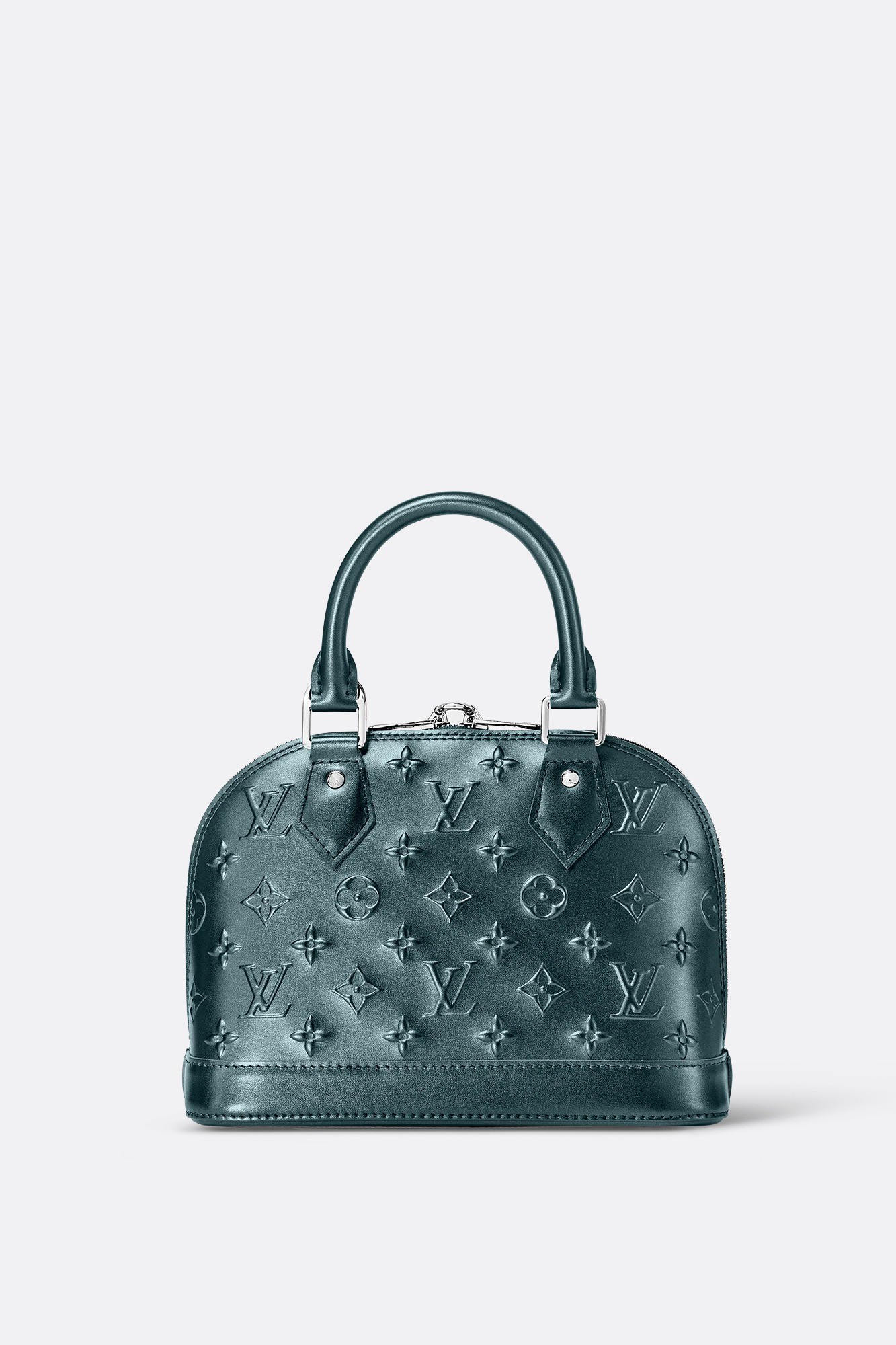 Louis Vuitton - Alma BB Leather Bag - Steel Blue