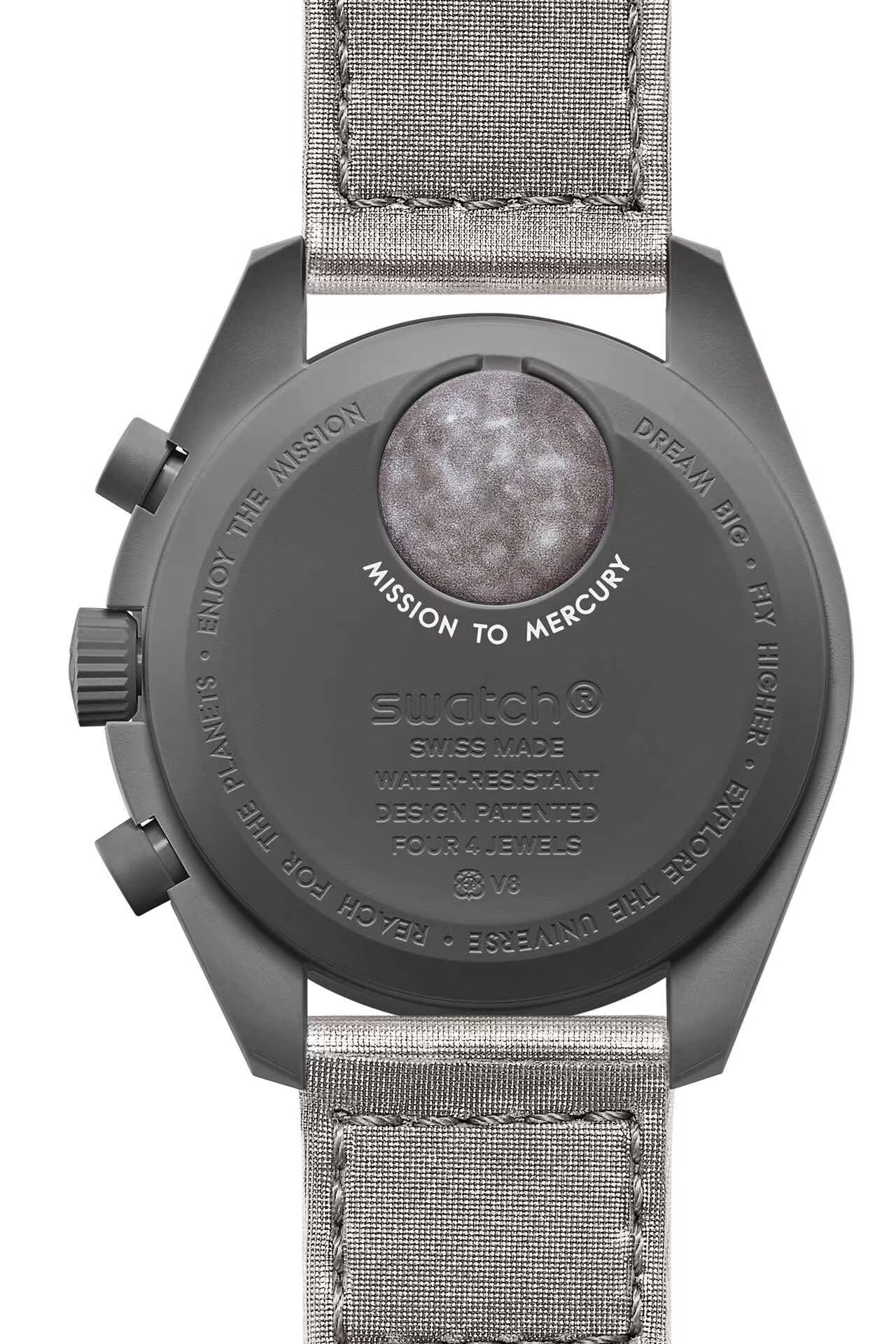 Moonswatch Mission to Mercury Bioceramic Watch - Gray 