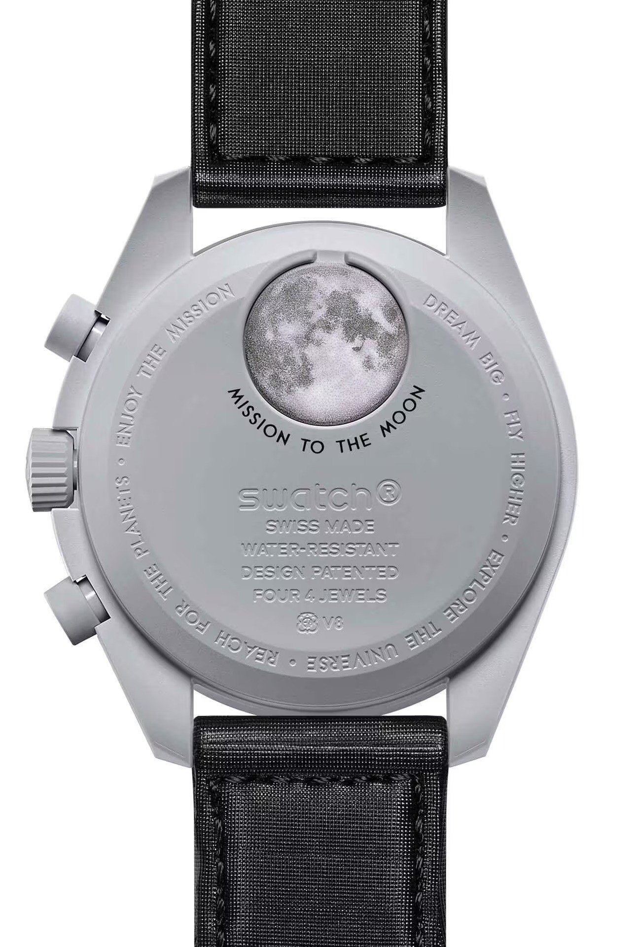 Moonswatch Mission to The Moon Bioceramic Watch - Black