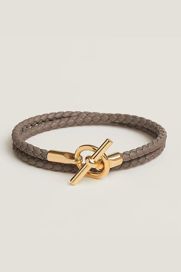 Hermès - Glenan Double Tour bracelet - Beige