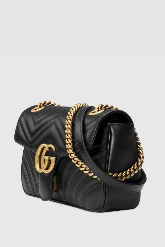 Gucci - GG Marmont Matelassé Super Mini Bag - Black