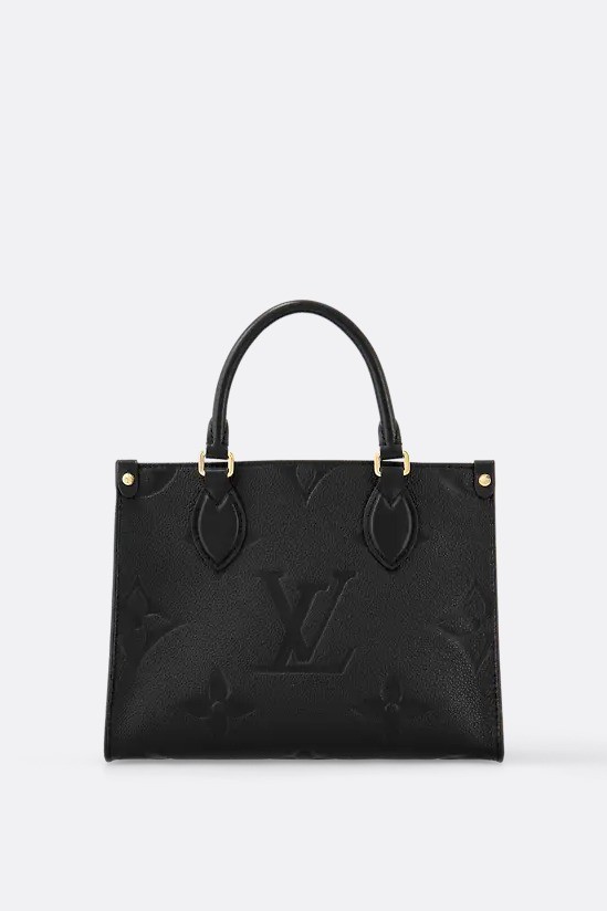 Louis Vuitton Onthego Tote MM Black / Crème