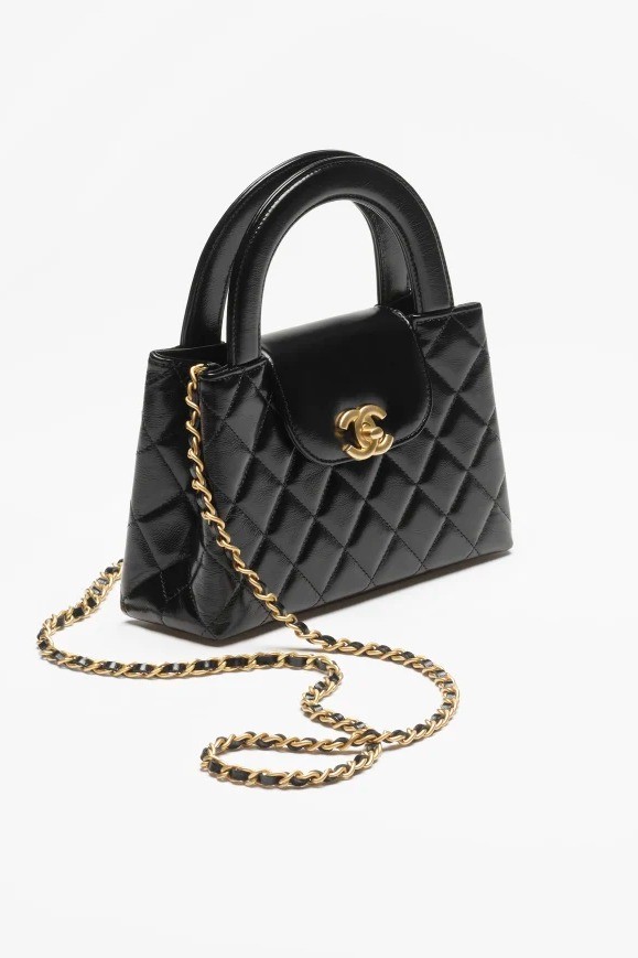 Chanel - Mini Shopping Bag - Black/gold