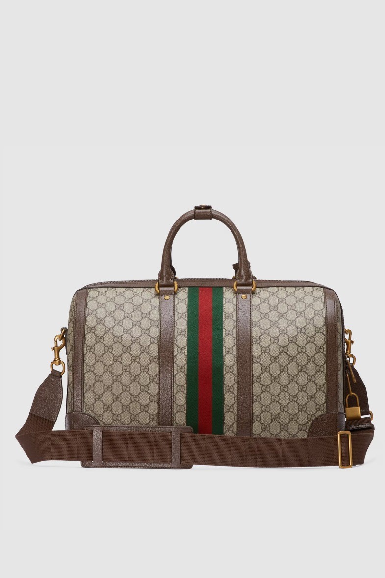Gucci - Savoy Small Duffle Bag - Beige/ebony – Shop It