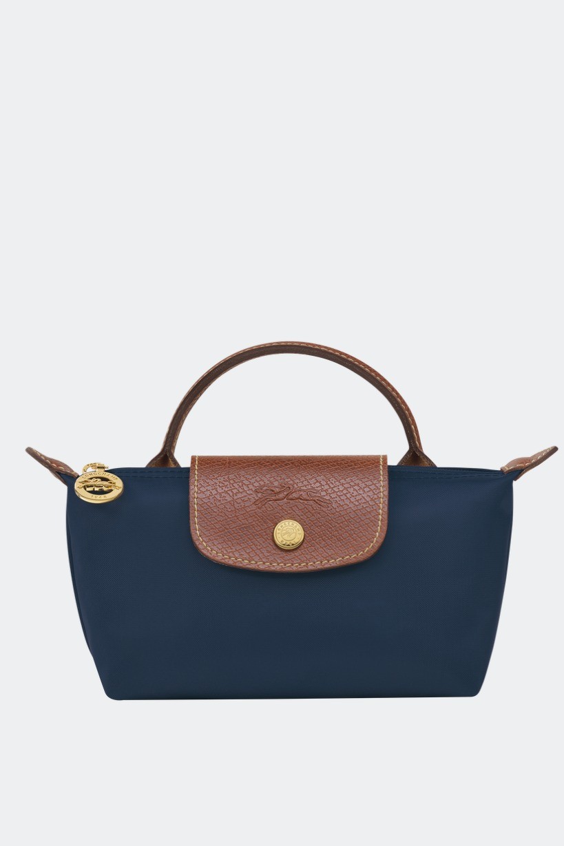 Le Pliage Original Pouch with Handle - Navy