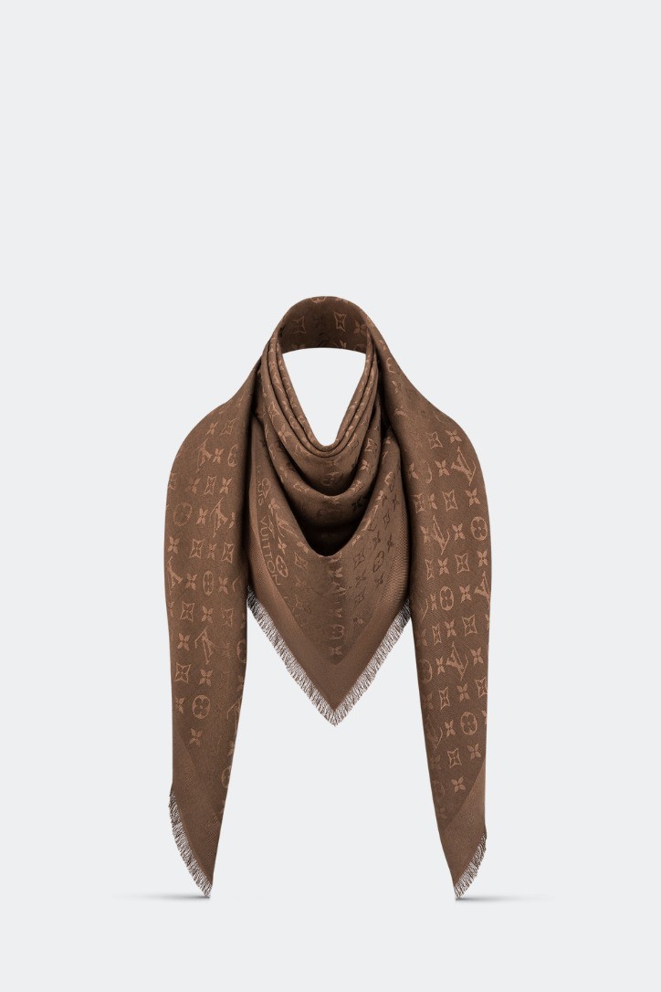 Louis Vuitton - Classic Monogram Shawl - Brown – Shop It