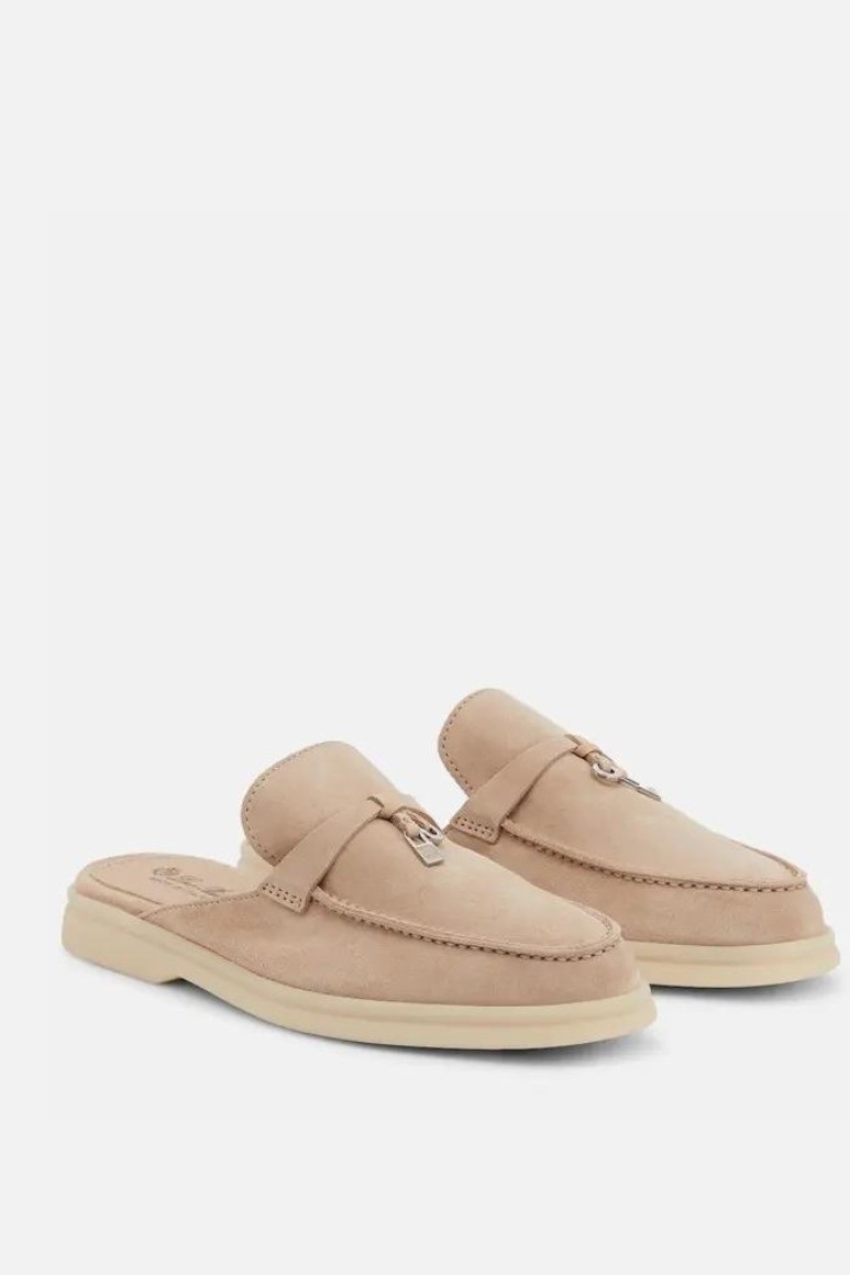 Babouche Charms Loafers - Beige
