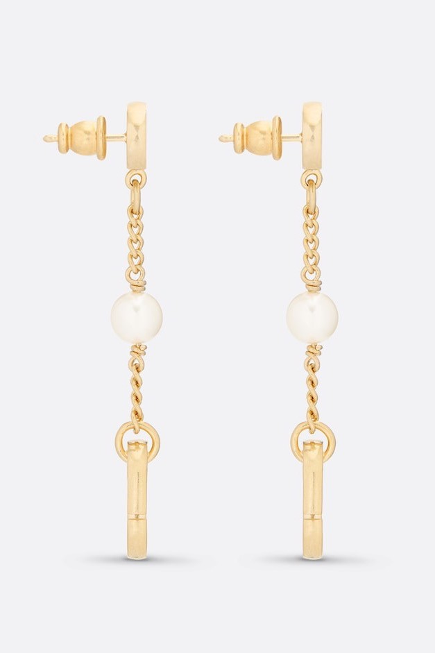 30 MONTAIGNE EARRINGS - Gold-Finish Metal