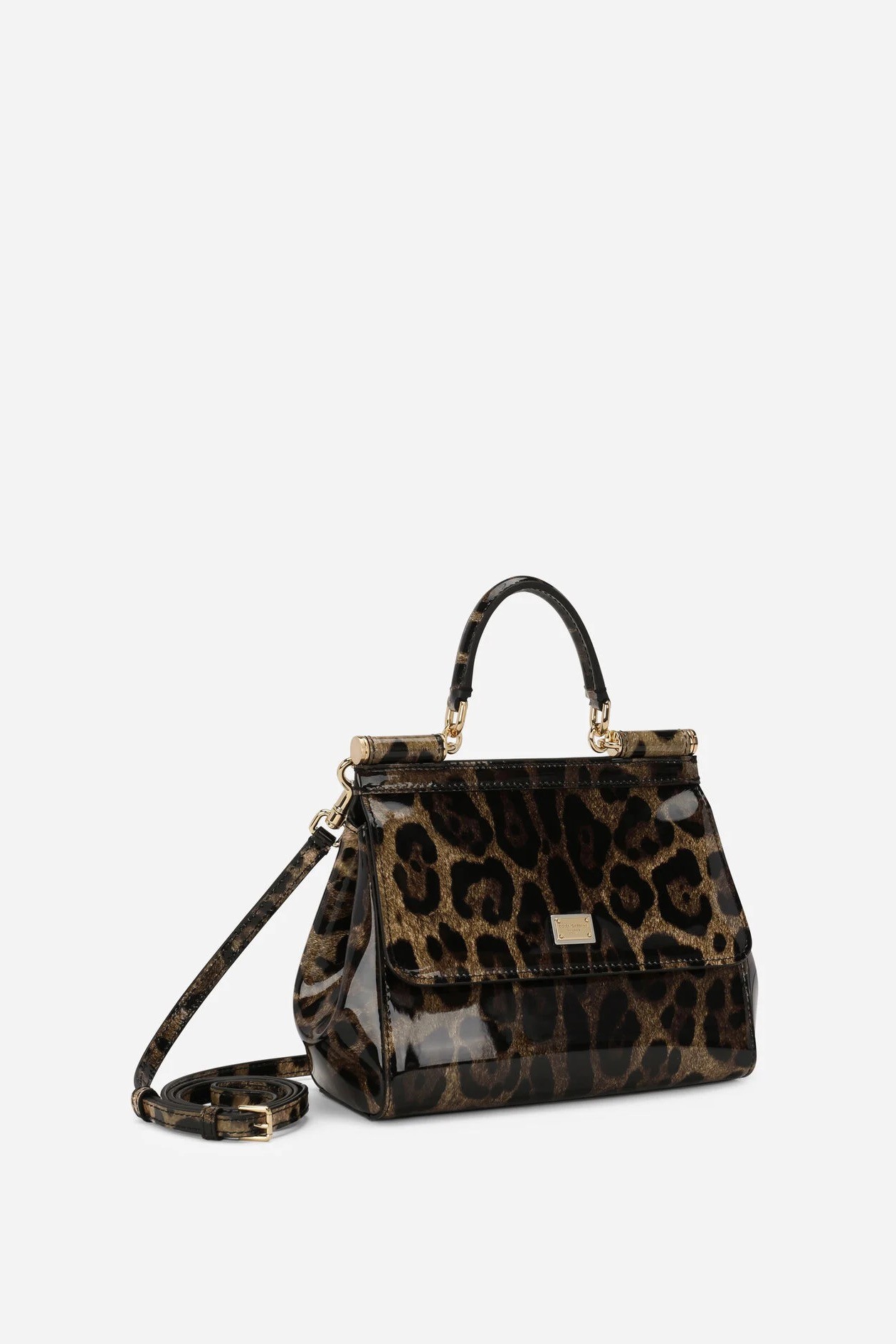 Dolce & Gabbana - Medium Sicily Handbag - Animal Print