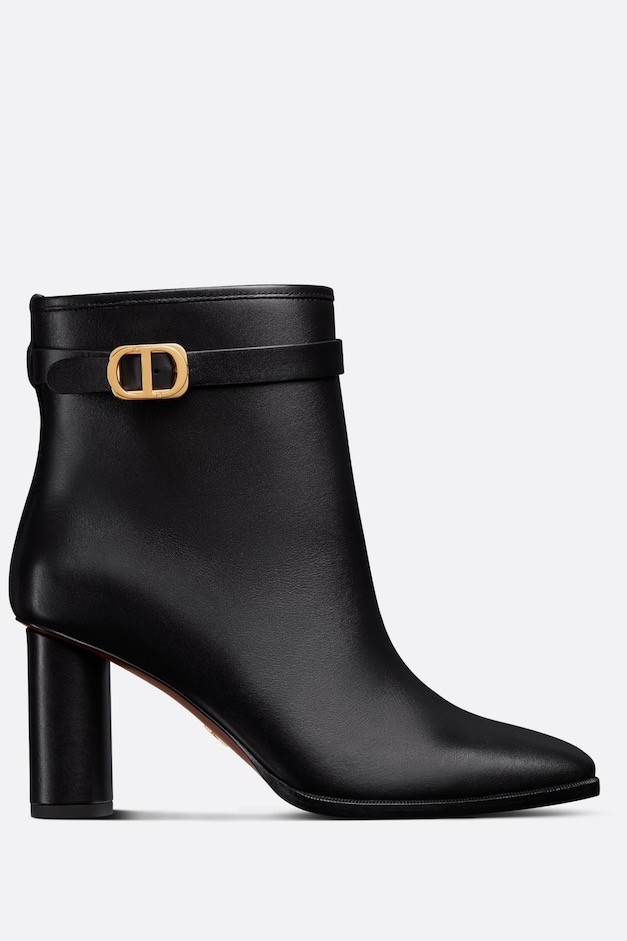 Dior - Dior Empreinte heeled ankle boot- Black 