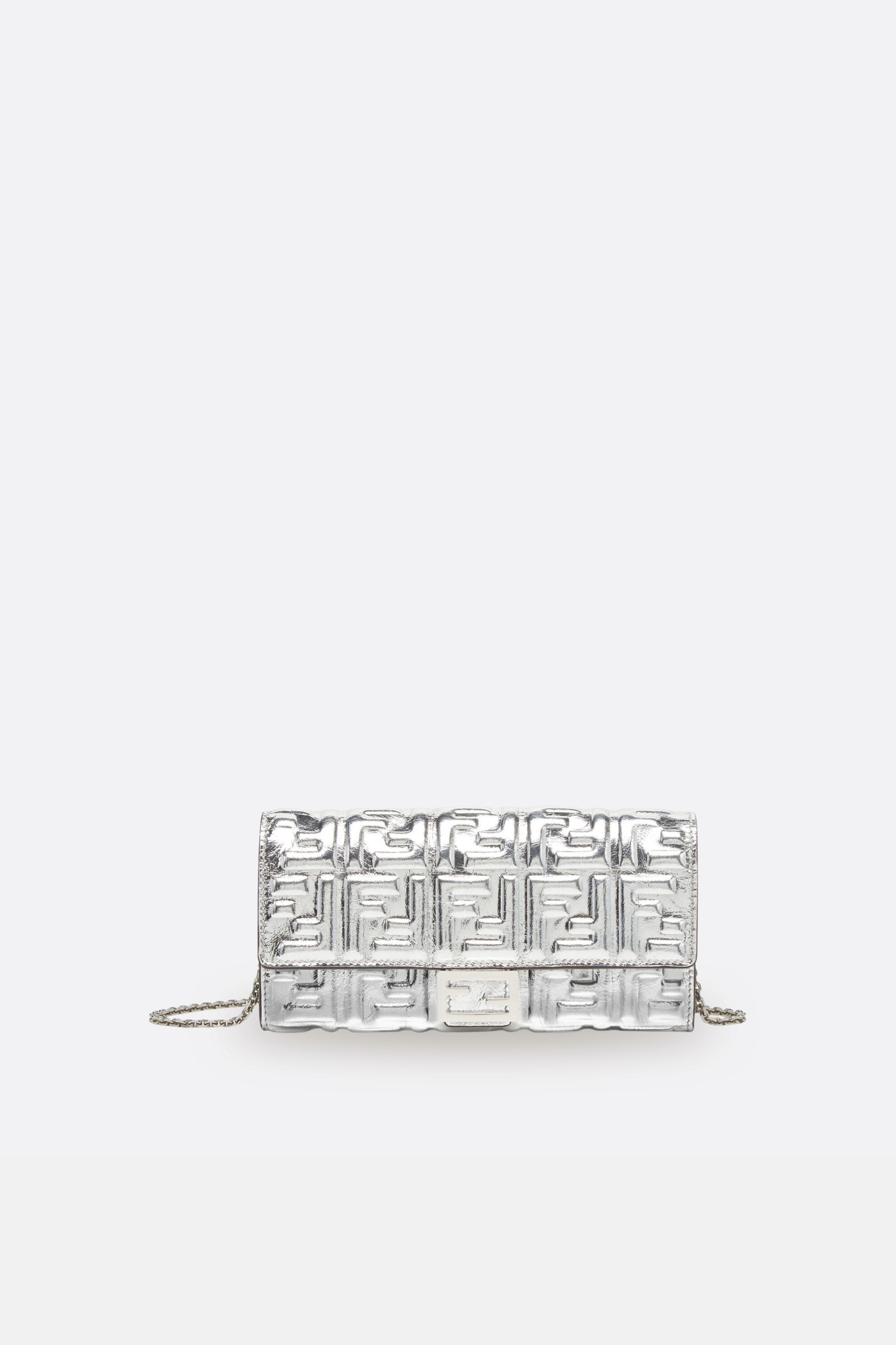 Fendi - Baguette Continental Wallet - Silver