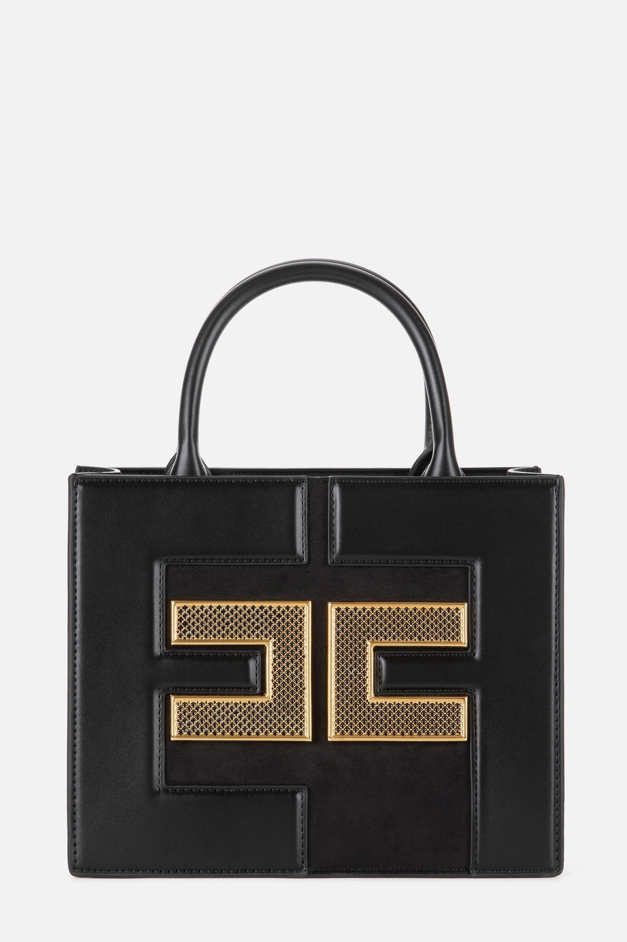 Elisabetta Franchi - Small handbag with mesh logo