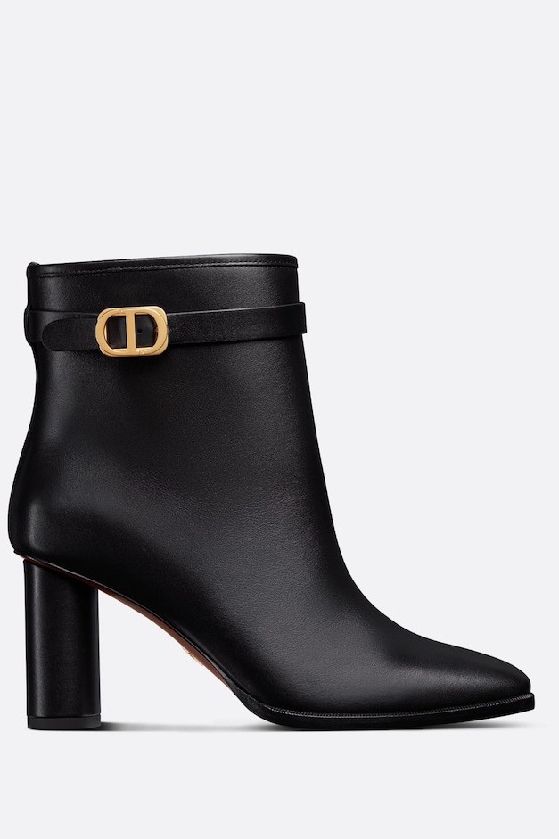 Dior Empreinte Heeled Ankle Boot - black