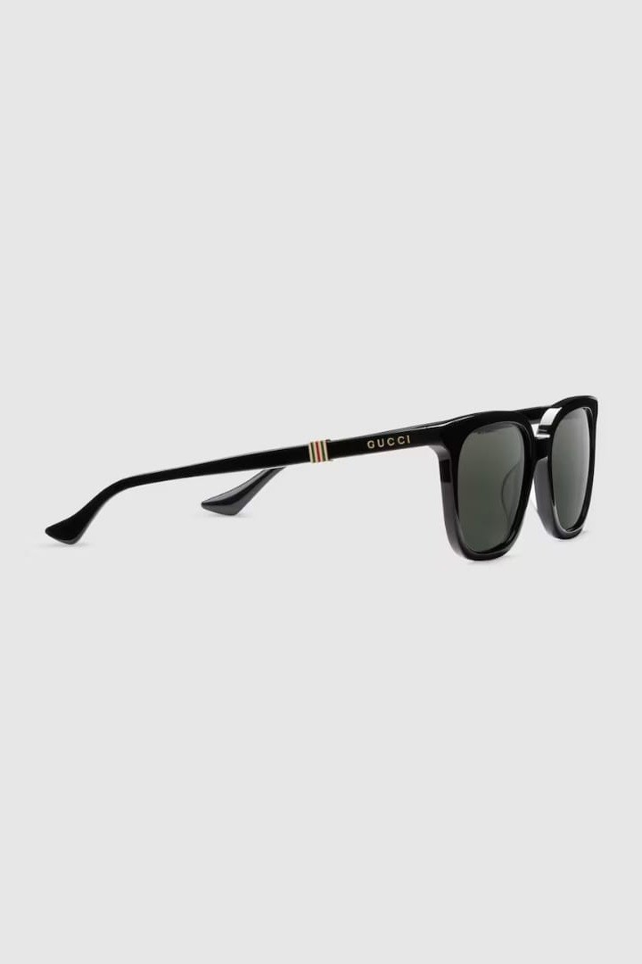 SQUARE-FRAMED SUNGLASSES - Black