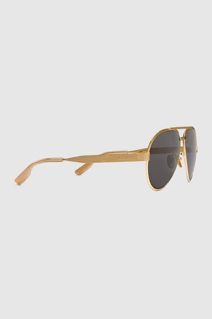 AVIATOR FRAME SUNGLASSES - Gold