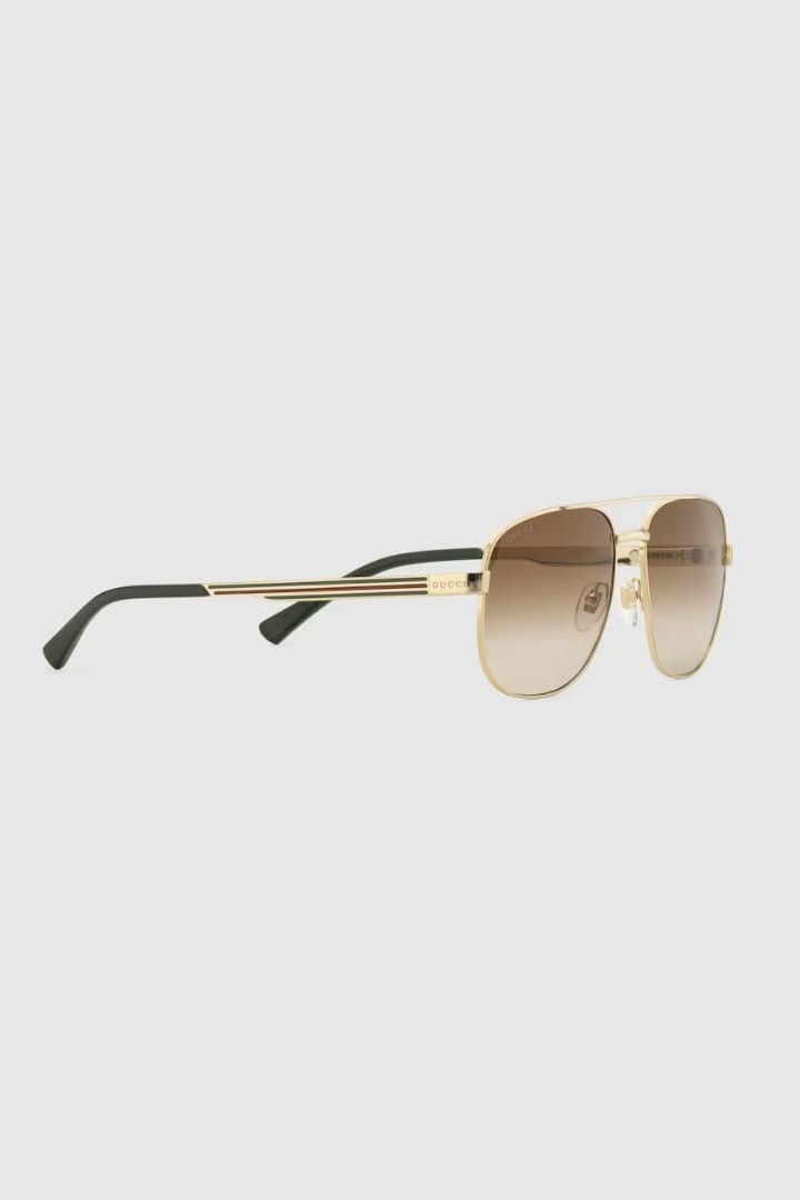 NAVIGATOR FRAME SUNGLASSES - Gold