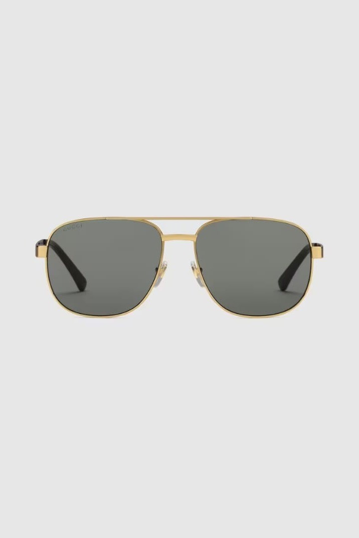 NAVIGATOR FRAME SUNGLASSES - Gold