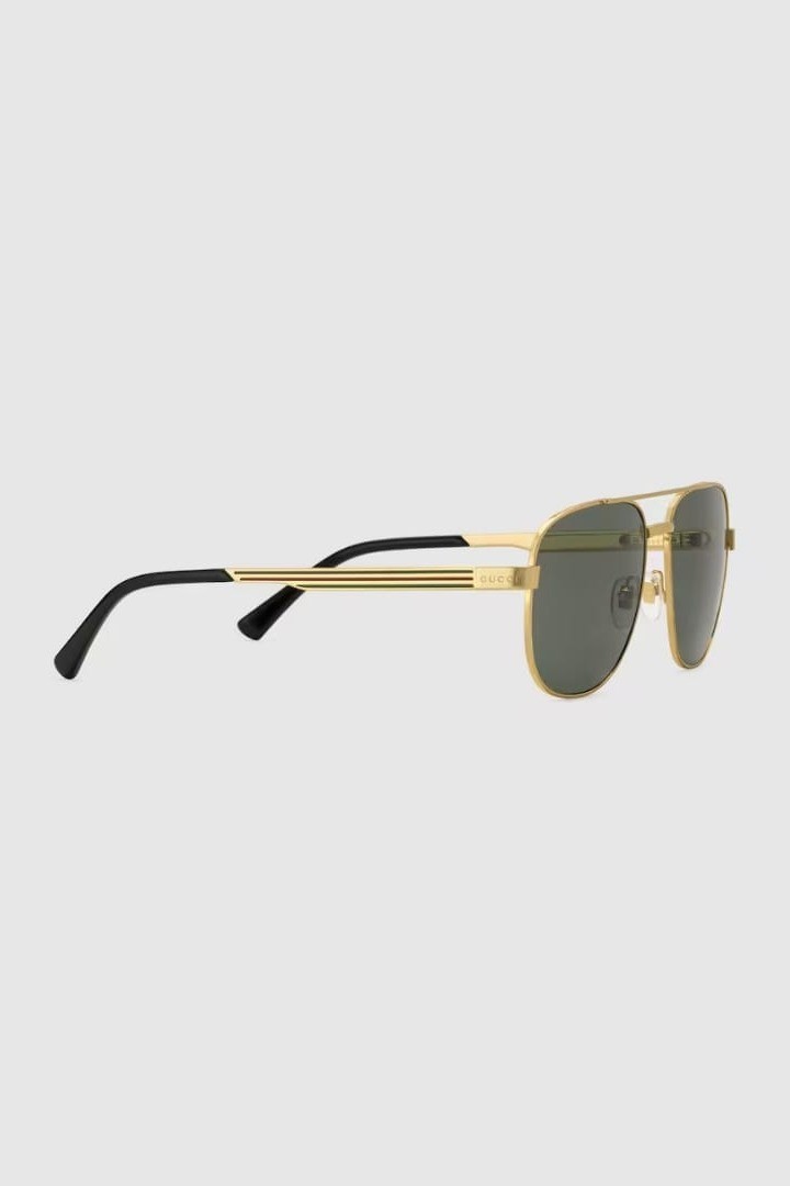 NAVIGATOR FRAME SUNGLASSES - Gold