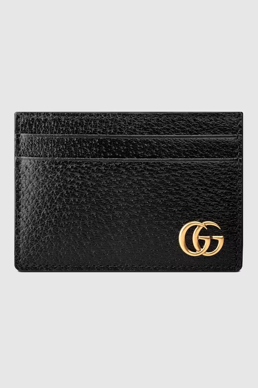 Gucci - GG MARMONT LEATHER MONEY CLIP - Black