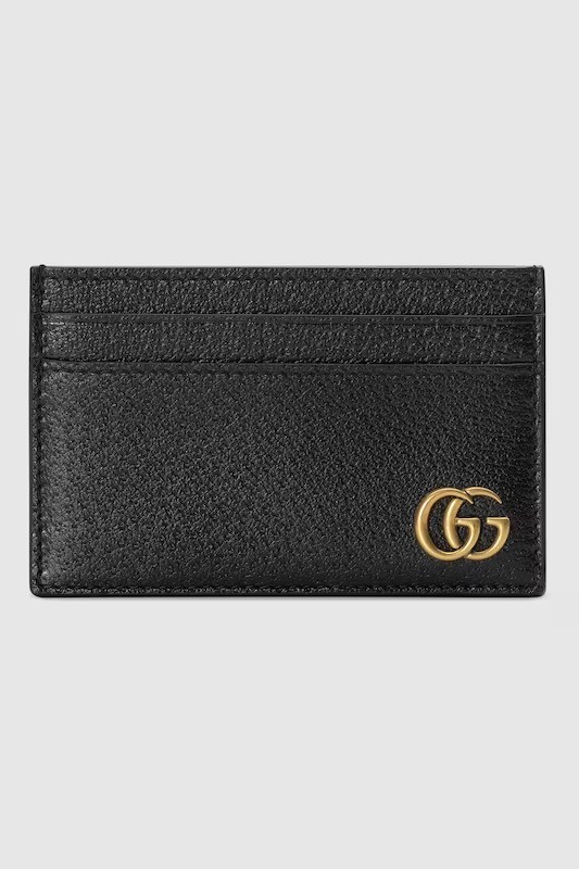 GG MARMONT CARD CASE - Black