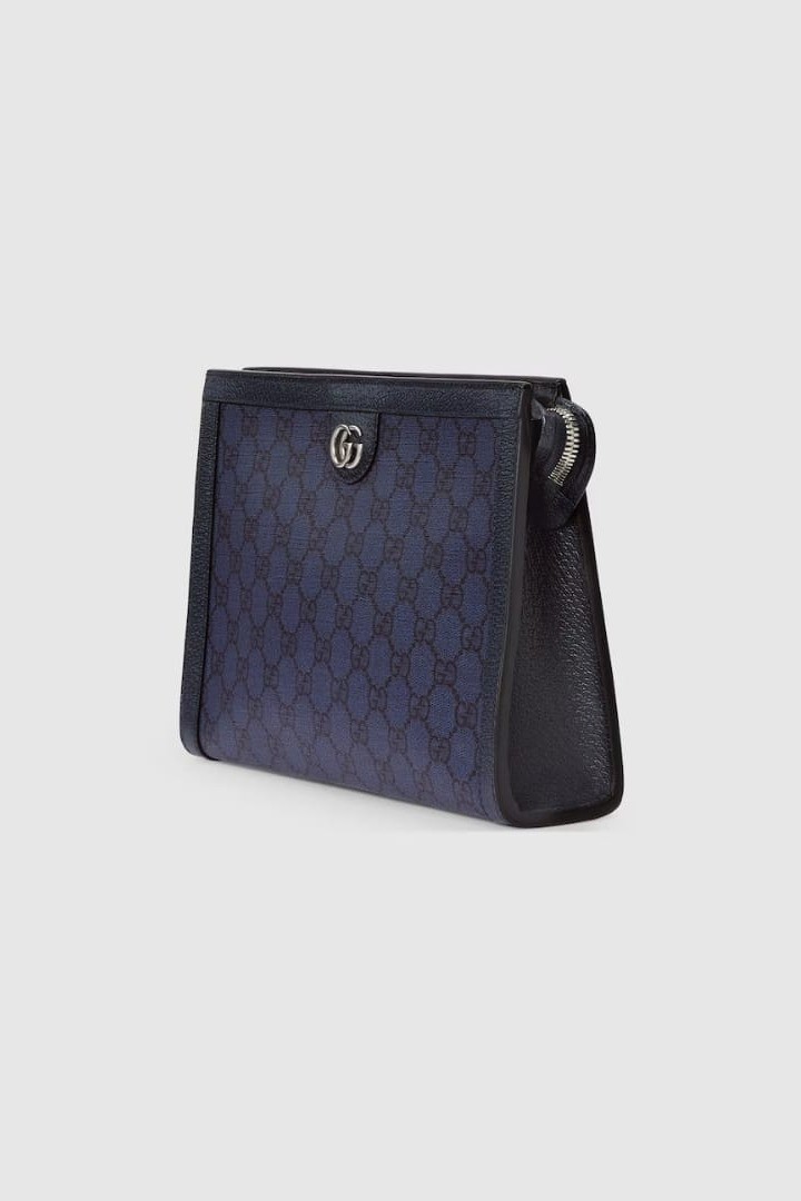 Gucci - OPHIDIA GG POUCH - Blue
