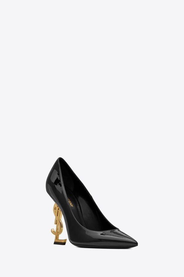 OPYUM PUMPS IN PATENT LEATHER - Black