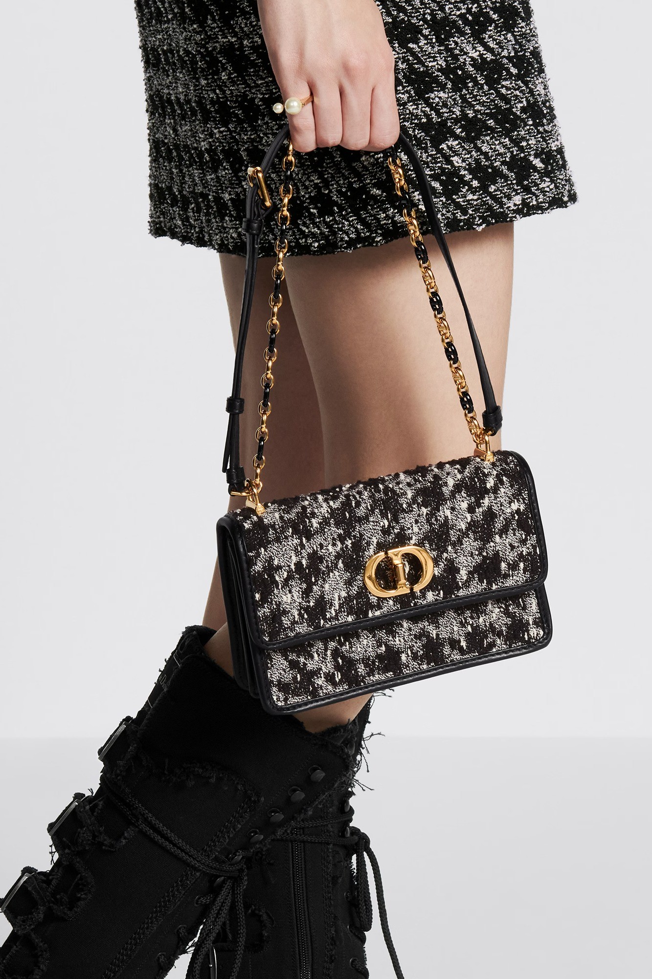 Dior - Miss Caro Mini Bag - Black and White