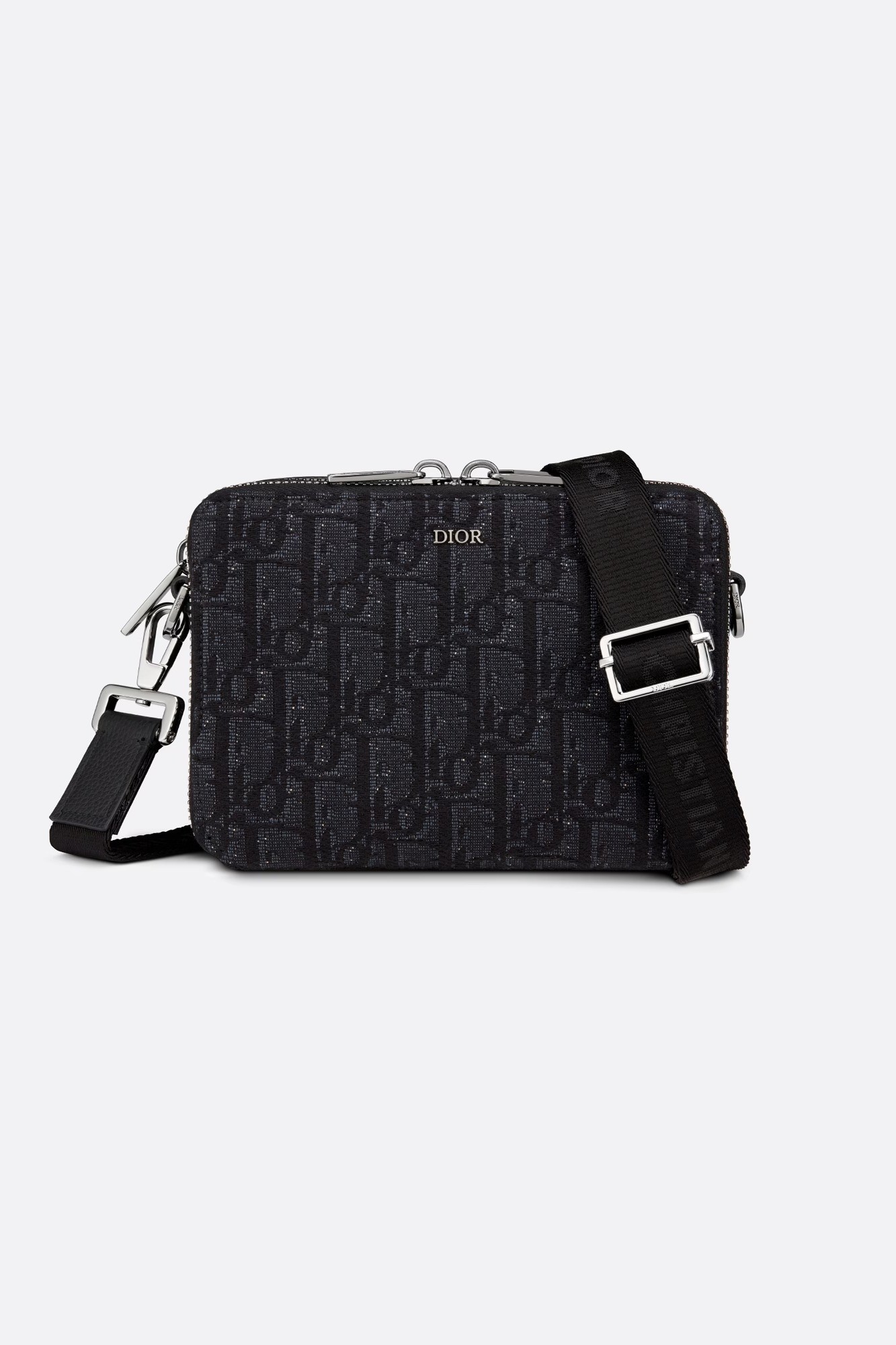 Pouch with Strap - Black