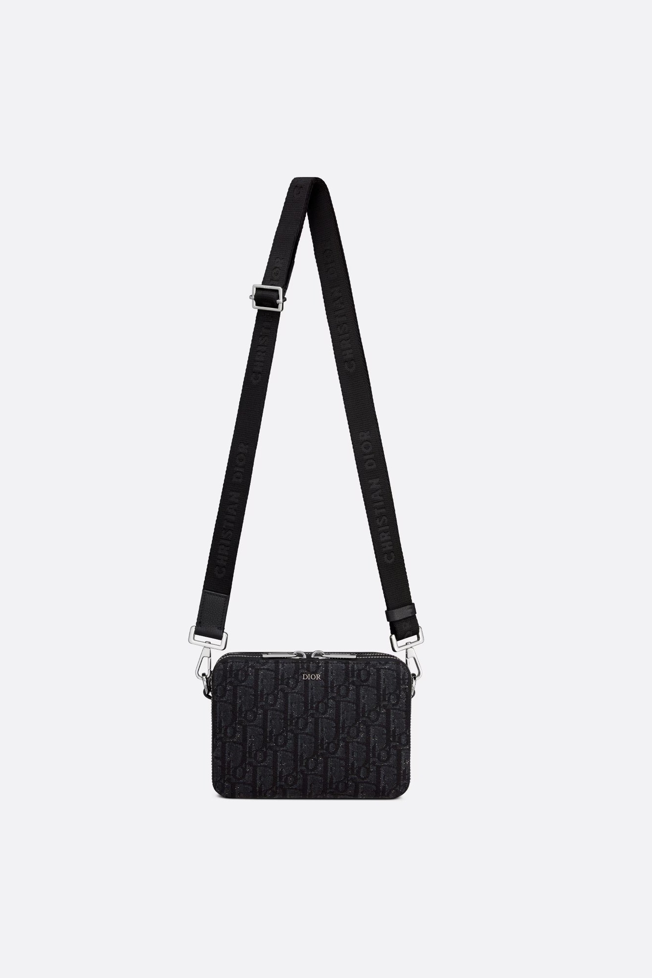 Pouch with Strap - Black